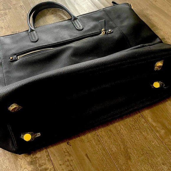 Faux Leather Overnight Bag - Picture 4 of 4